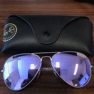 ray ban lilac gradient flash